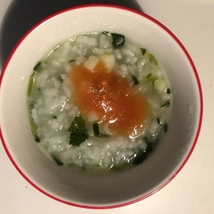 離乳食後期♪ほうれん草粥☆